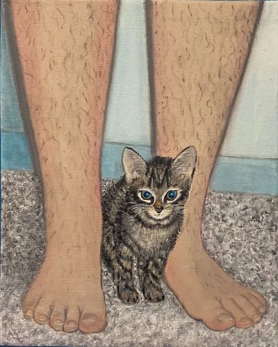 Rickie at Jim's Feet